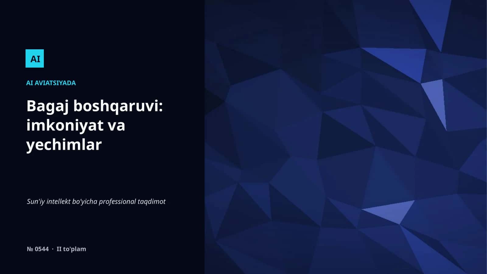 Aviatsiyada AI