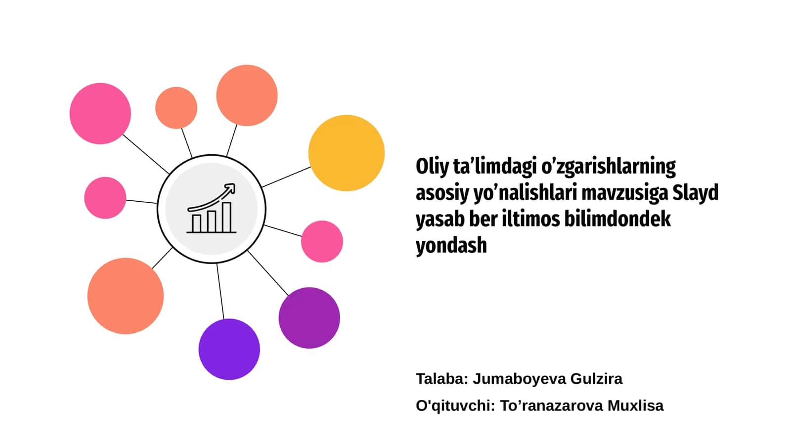 Oliy ta’limdagi o’zgarishlarning asosiy yo’nalishlari