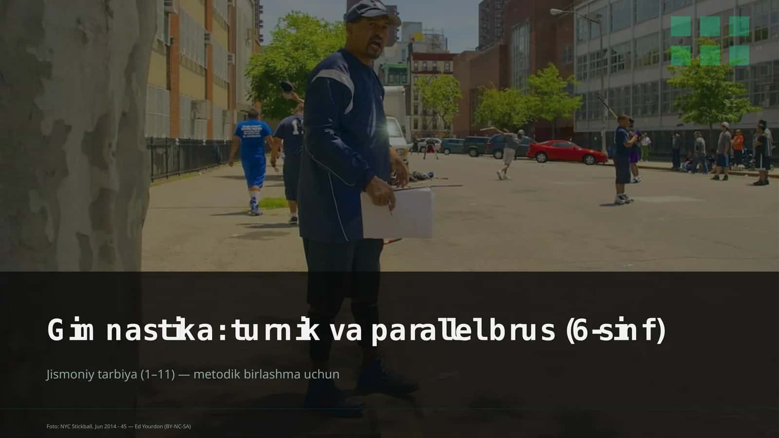 Gimnastika: turnik va parallel brus (6-sinf)