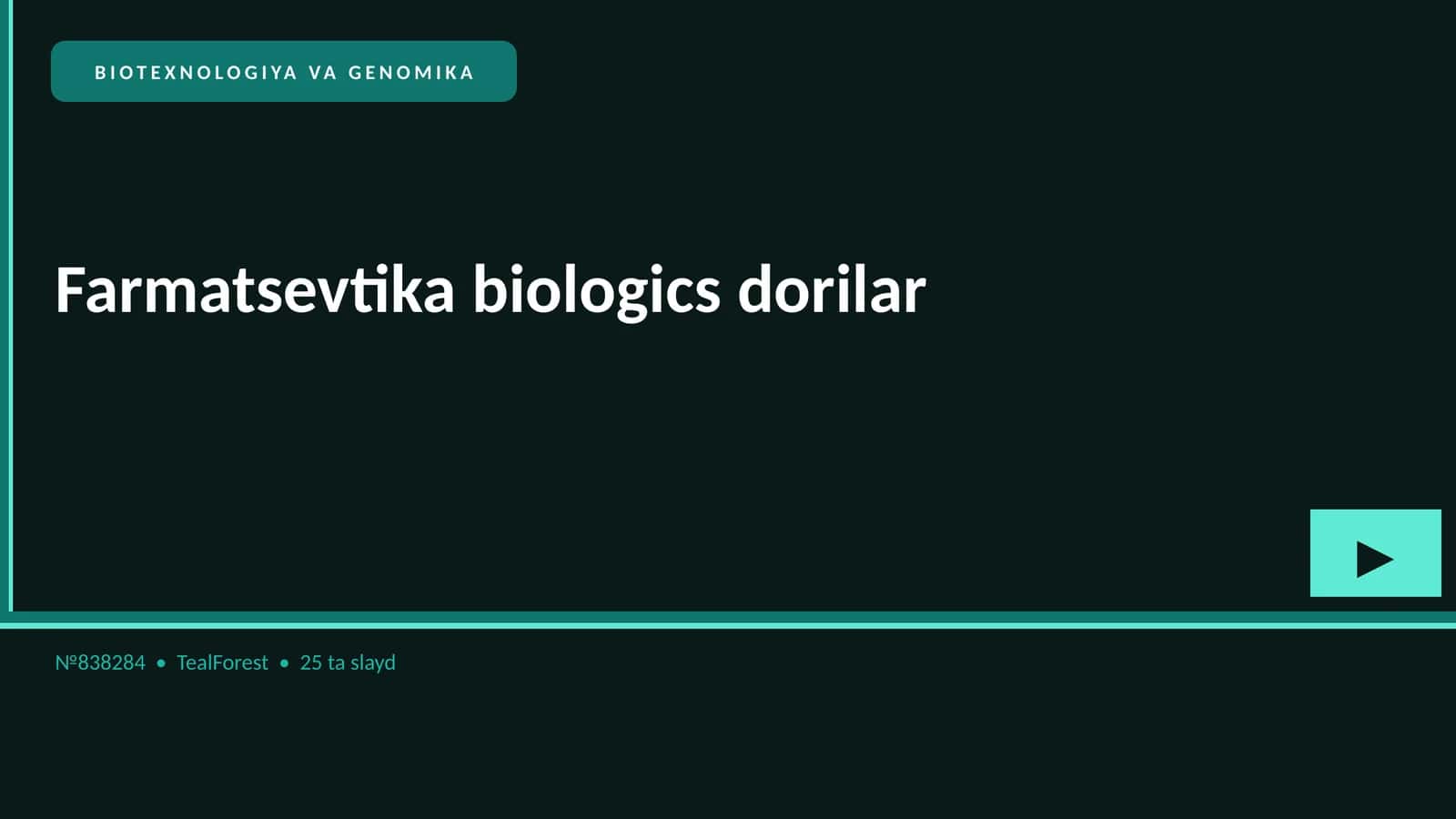 Farmatsevtika biologics dorilar