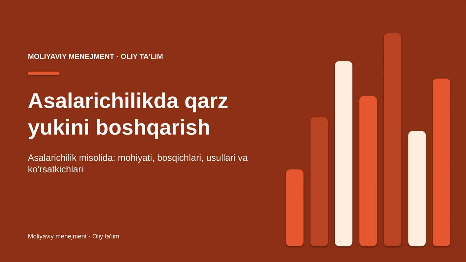 asalarichilikda qarz yukini boshqarish 4014