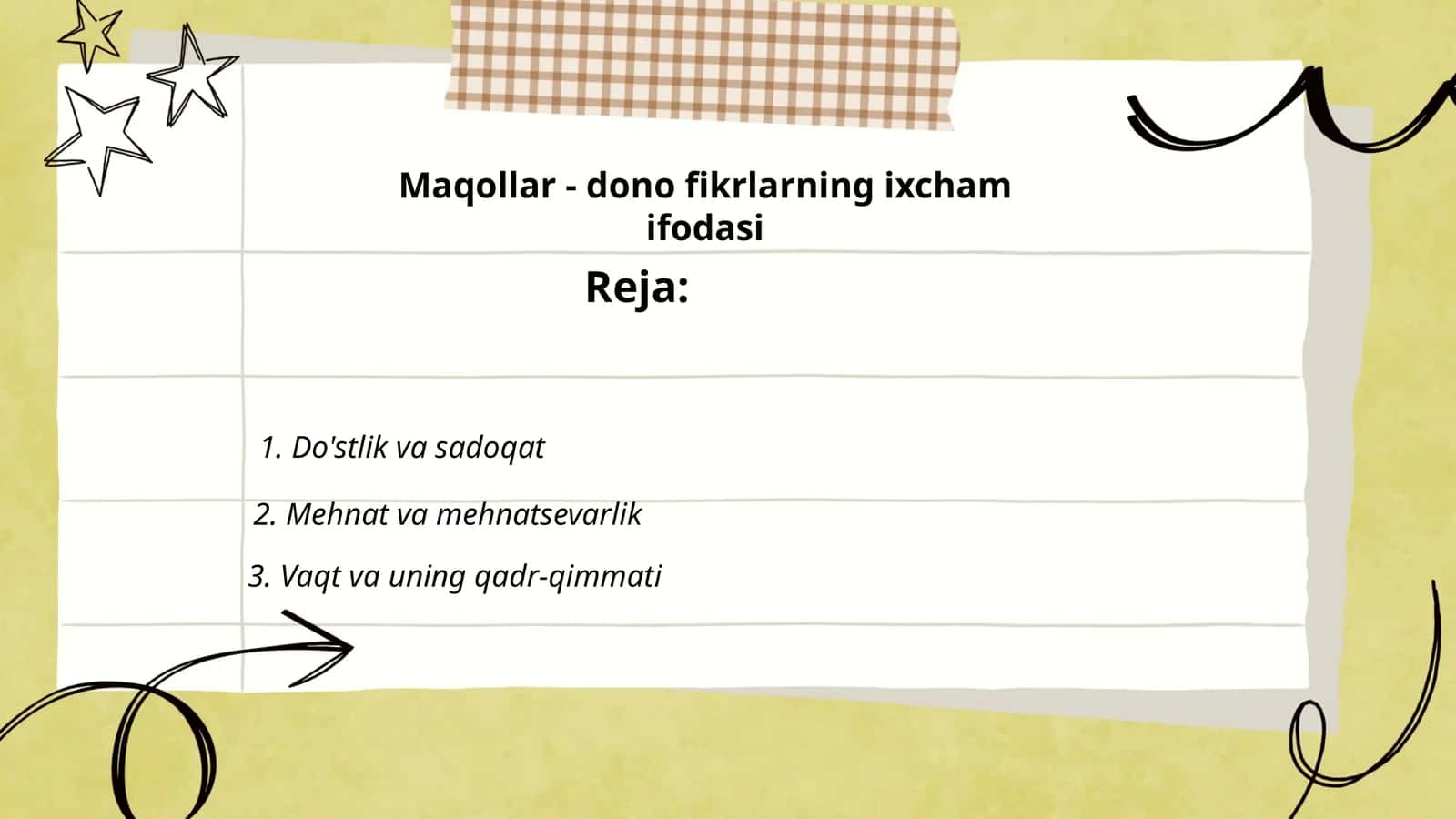 Maqollar - dono fikrlarning ixcham ifodasi