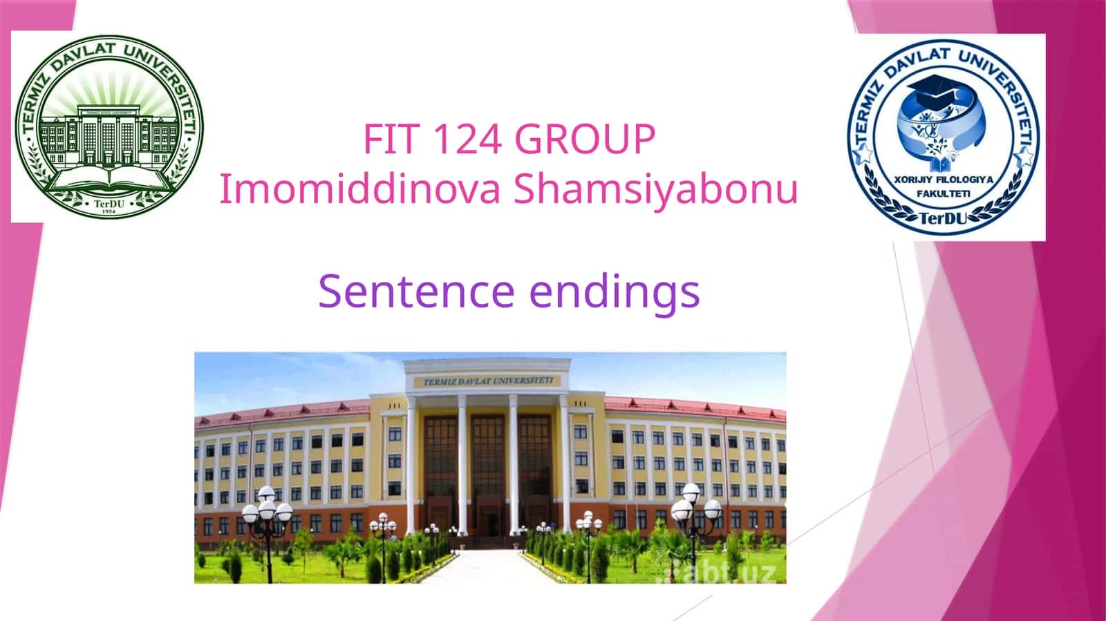 Matching Sentence Endings