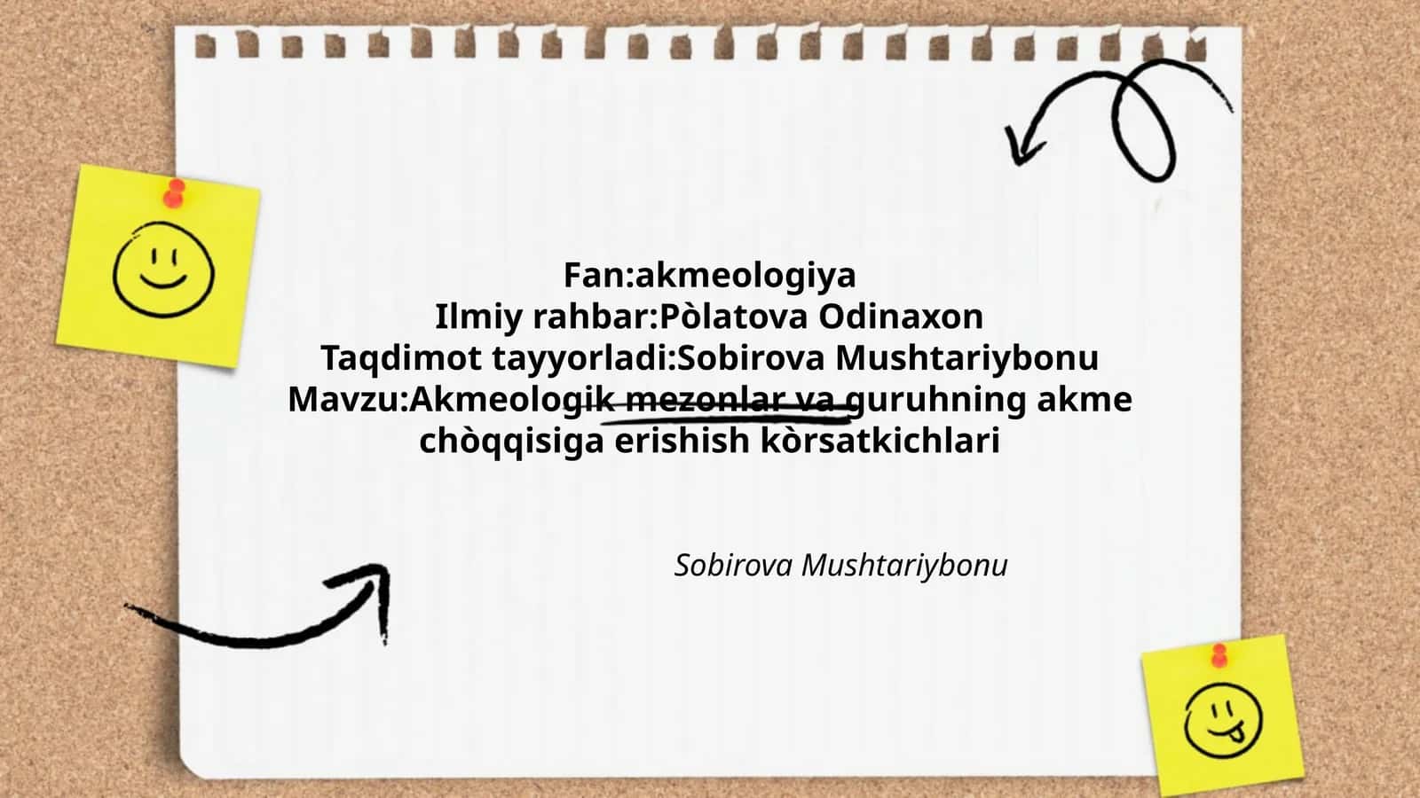 Akmeologik mezonlar va guruhning akme chòqqisiga erishish kòrsatkichlari
