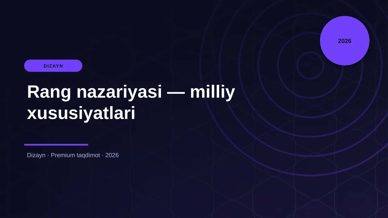 Rang nazariyasi — milliy xususiyatlari
