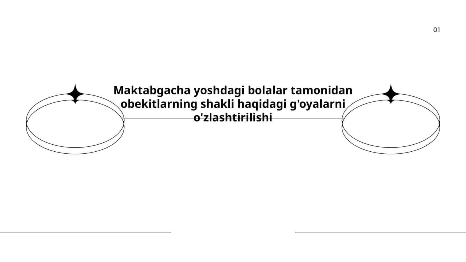 Ob'ektlarning shakli tushunchasi