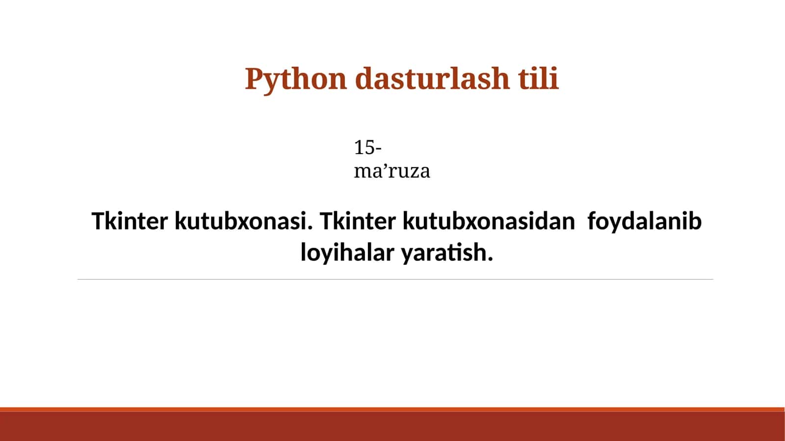 Pythondasturlashtili