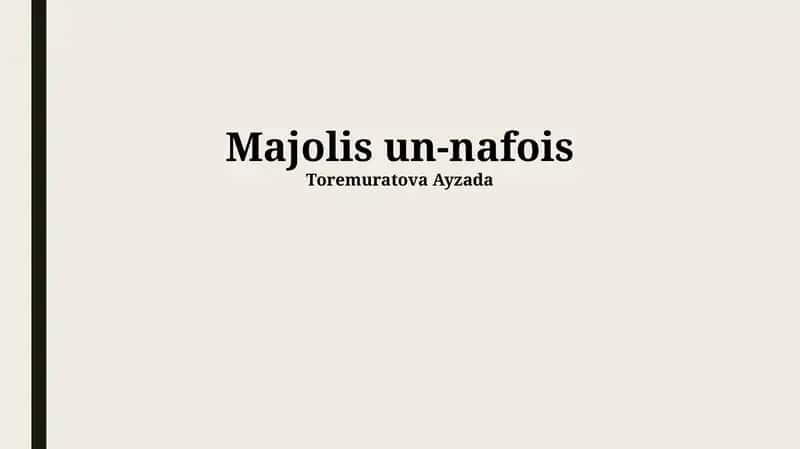 Majolis un-nafois