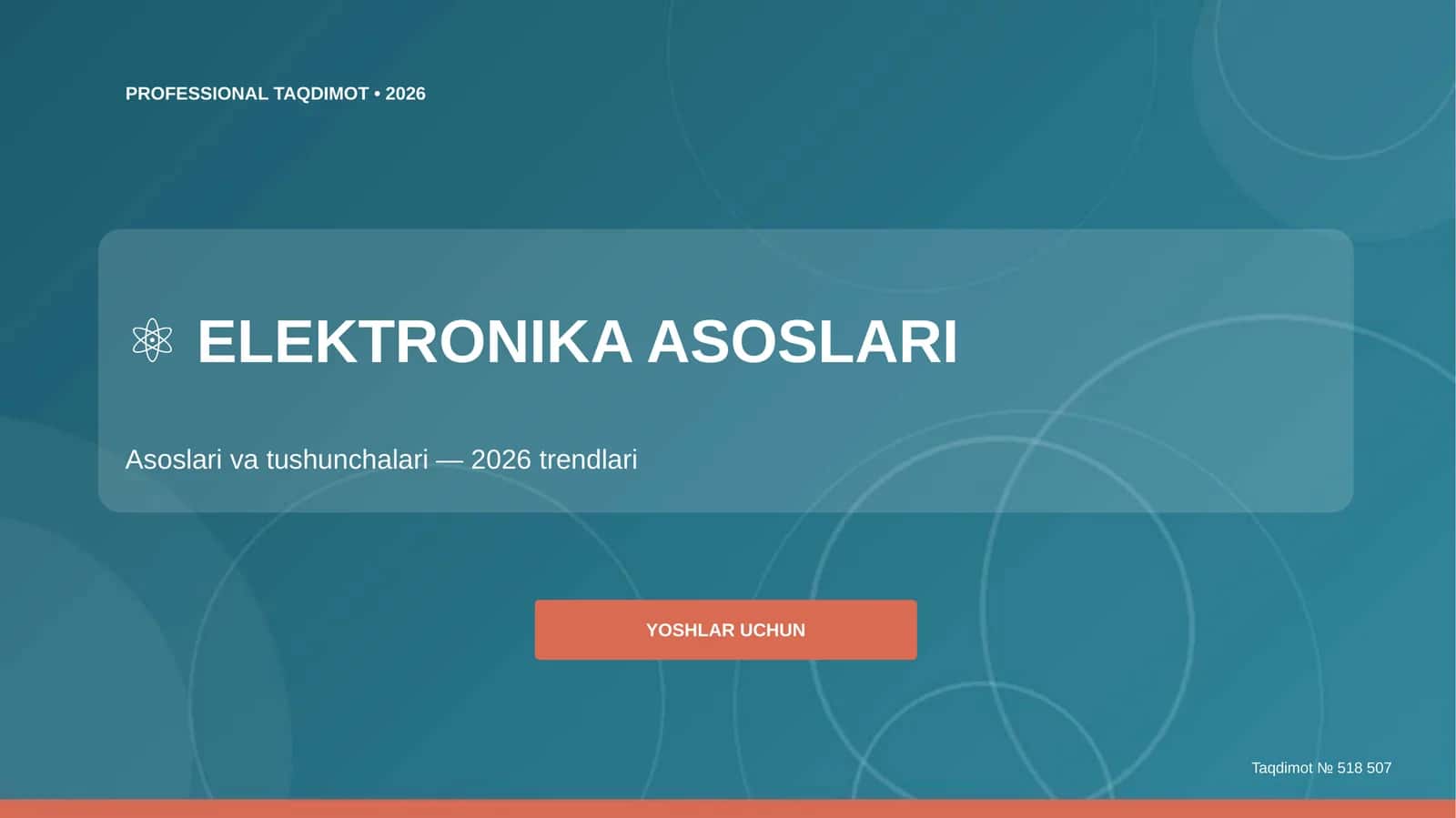 Elektronika asoslari: asoslari va tushunchalari (2026 trendlari) [yoshlar uchun]
