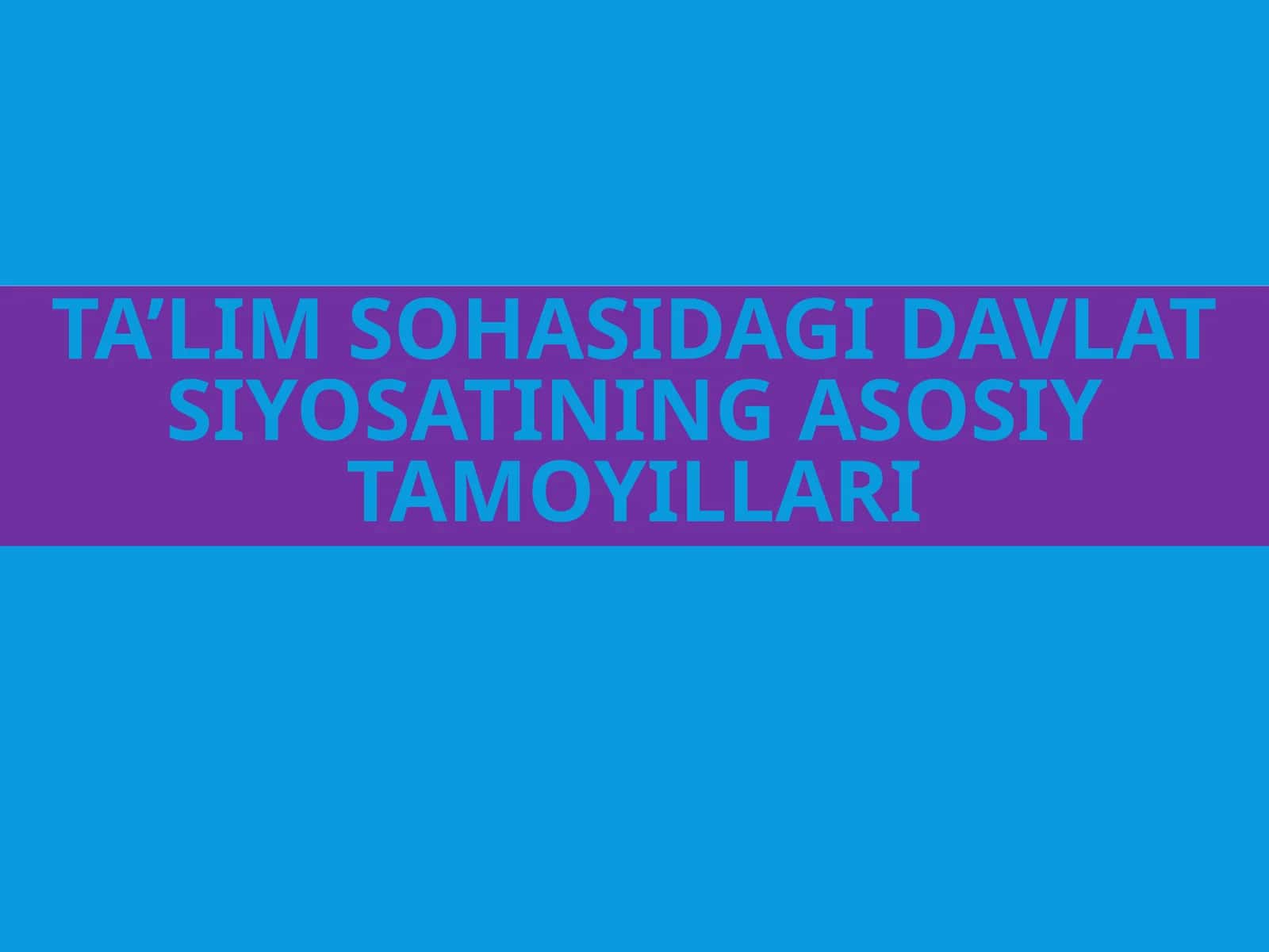 Yoshavlod Tarbiyasi Davlatsiyosati, Istiqlol Yillarida Navqiron Avlod Vakillarining Ta’lim-Tarbiyasi