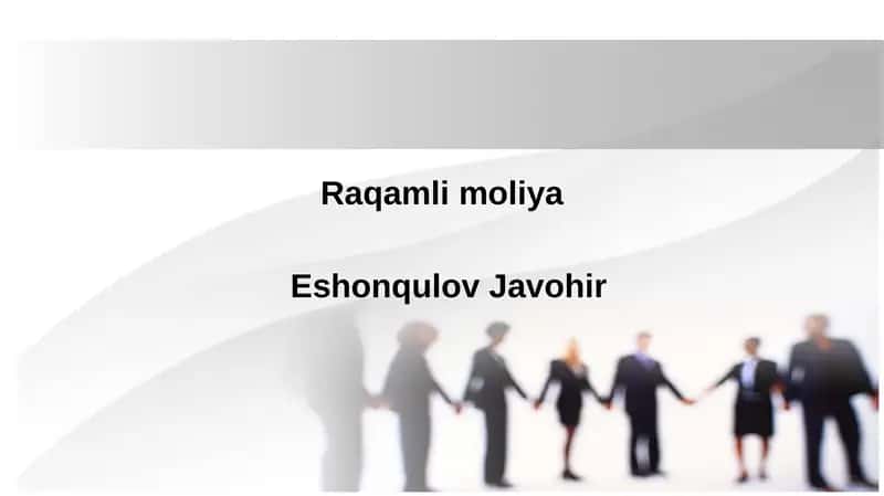 Raqamli moliya