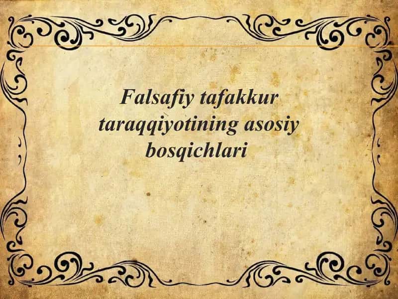 Sharq falsafasi