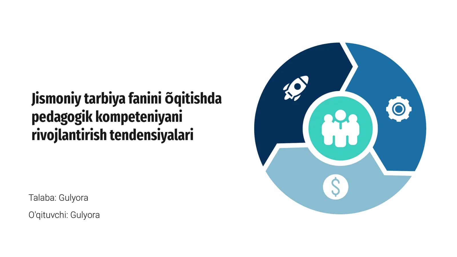 Jismoniy tarbiya fanini õqitishda pedagogik kompeteniyani rivojlantirish tendensiyalari