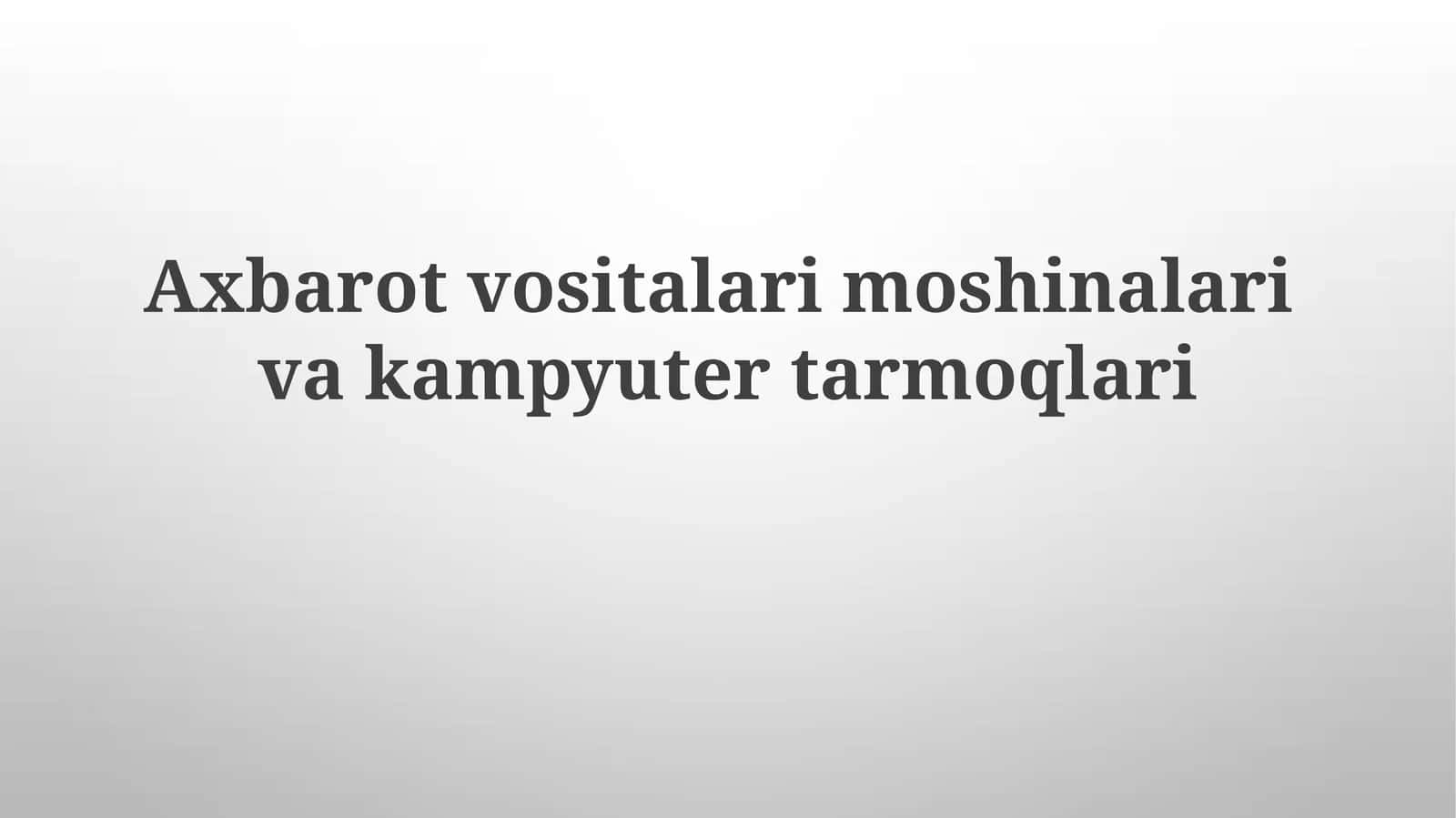 IoT sensorlari va bulut platformalarining integratsiyasi