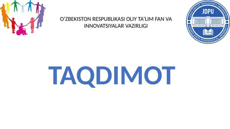 Inklyuziv ta’limning xalqaro vaO‘zbekistondagihuquqiyasoslari