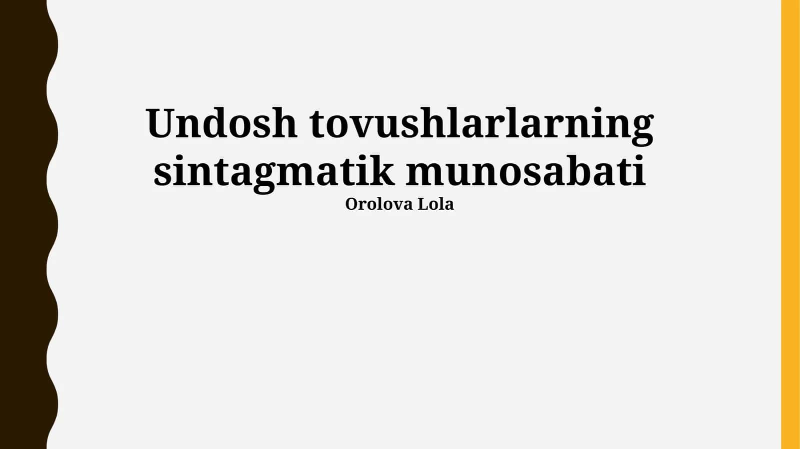 Orolova Lola