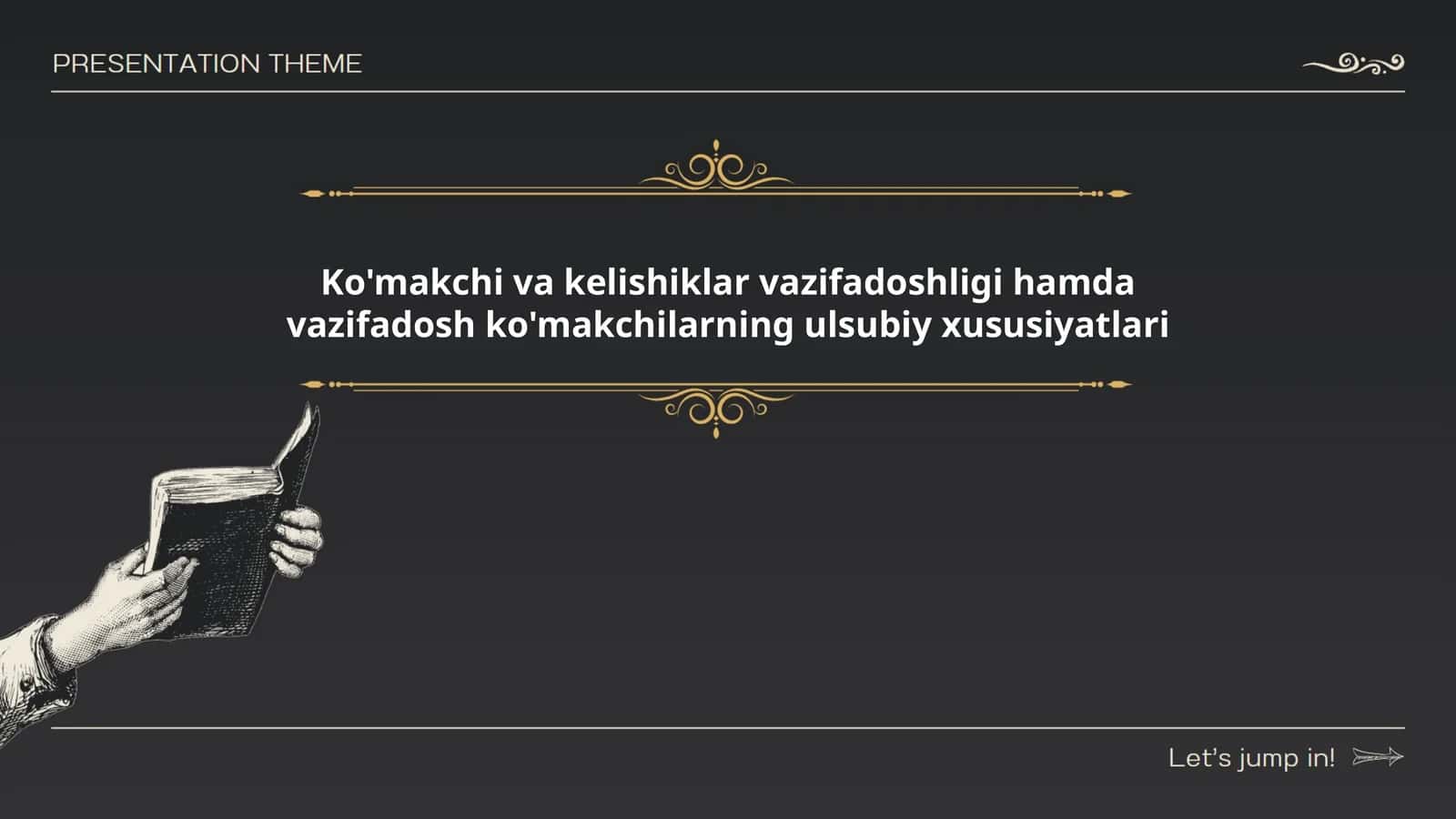 Ko'makchilar va kelishiklar haqida umumiy tushuncha