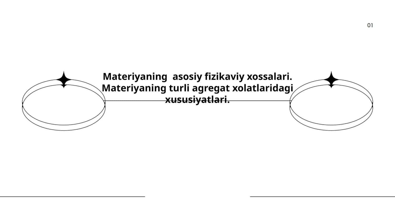 Materiyaning asosiy fizikaviy xossalari