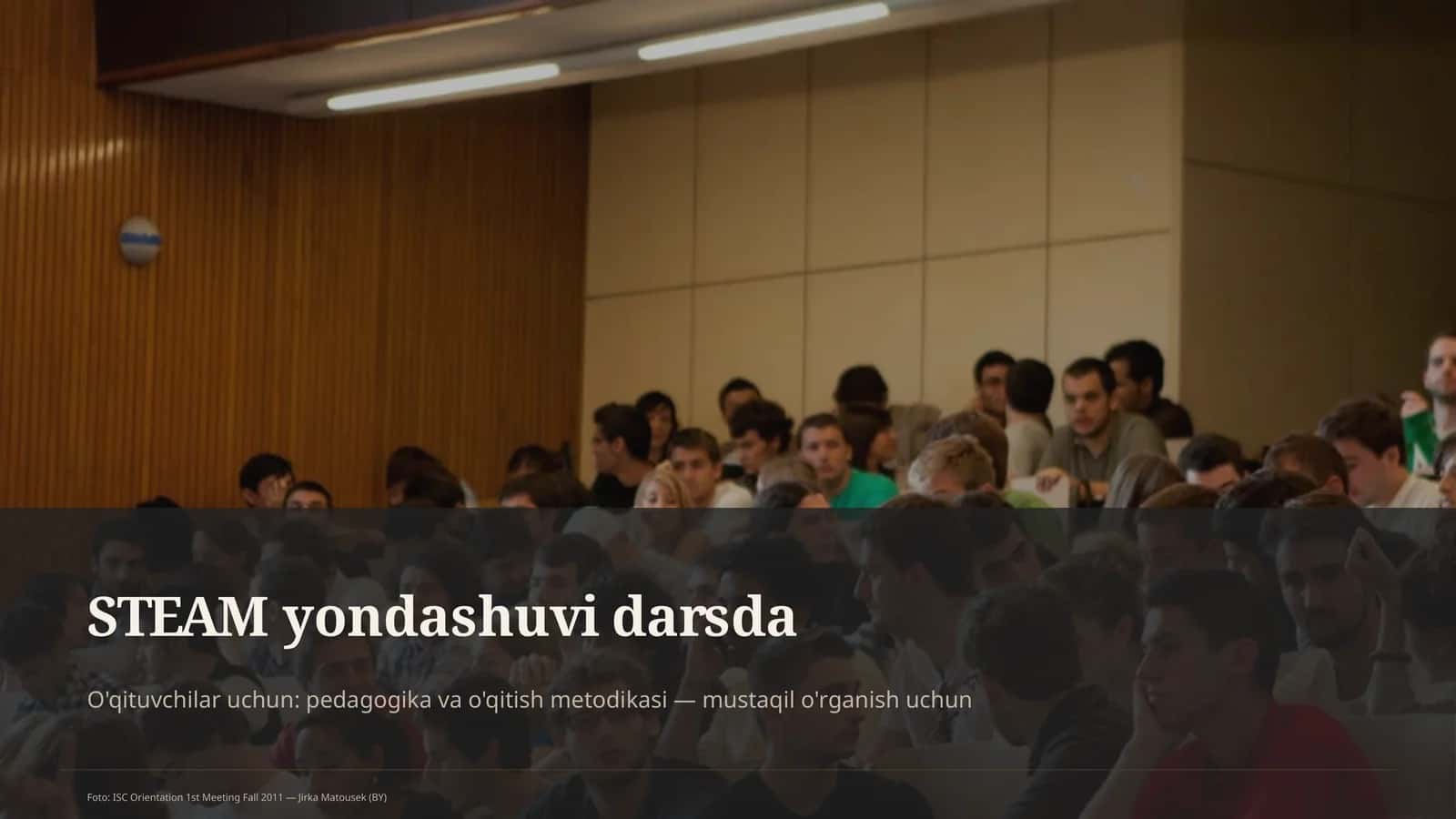 STEAM yondashuvi darsda
