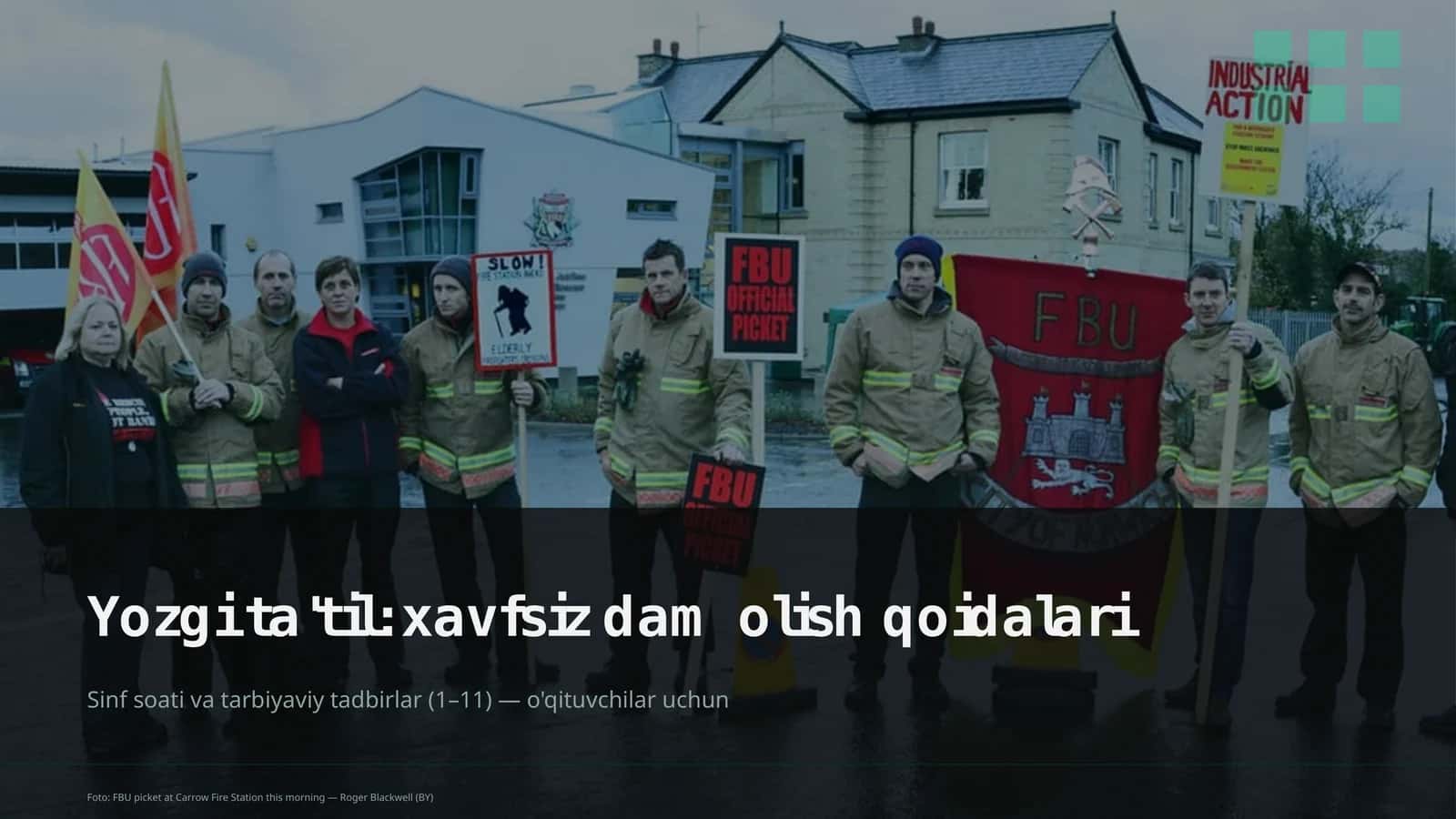 Sinf soati va tarbiyaviy tadbirlar (1–11) — o'qituvchilar uchun