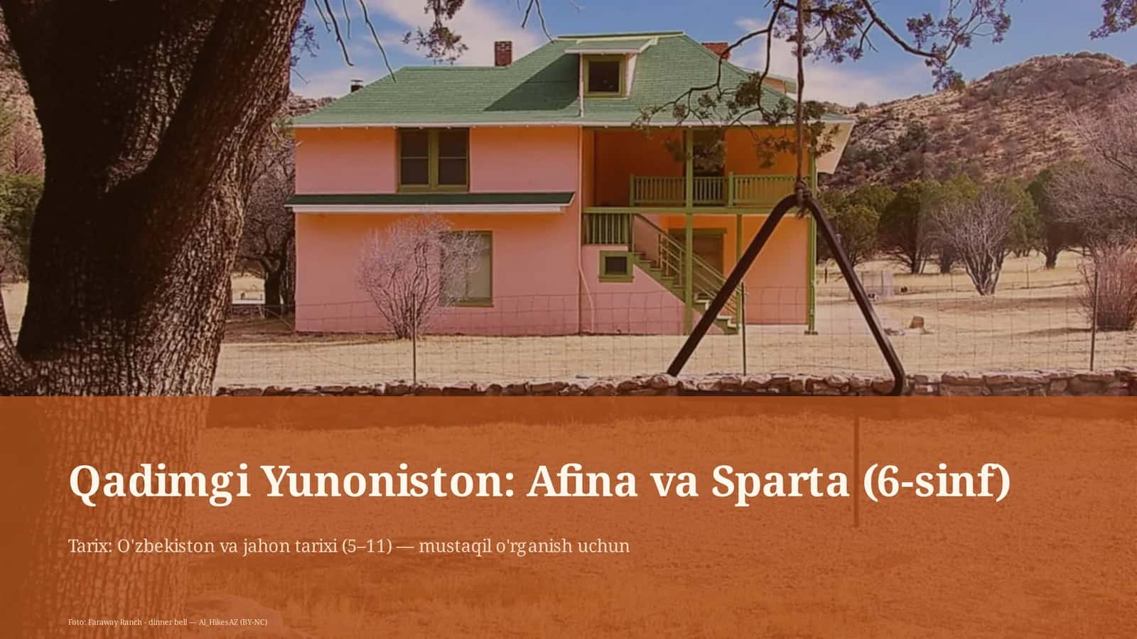 Afina va Sparta (6-sinf)