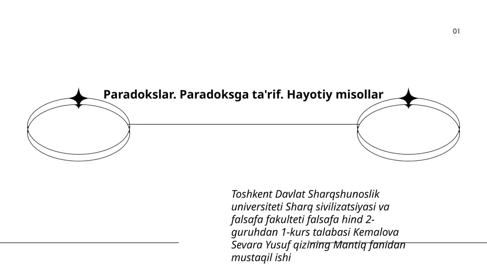 Paradokslar. Paradoksga ta'rif. Hayotiy misollar