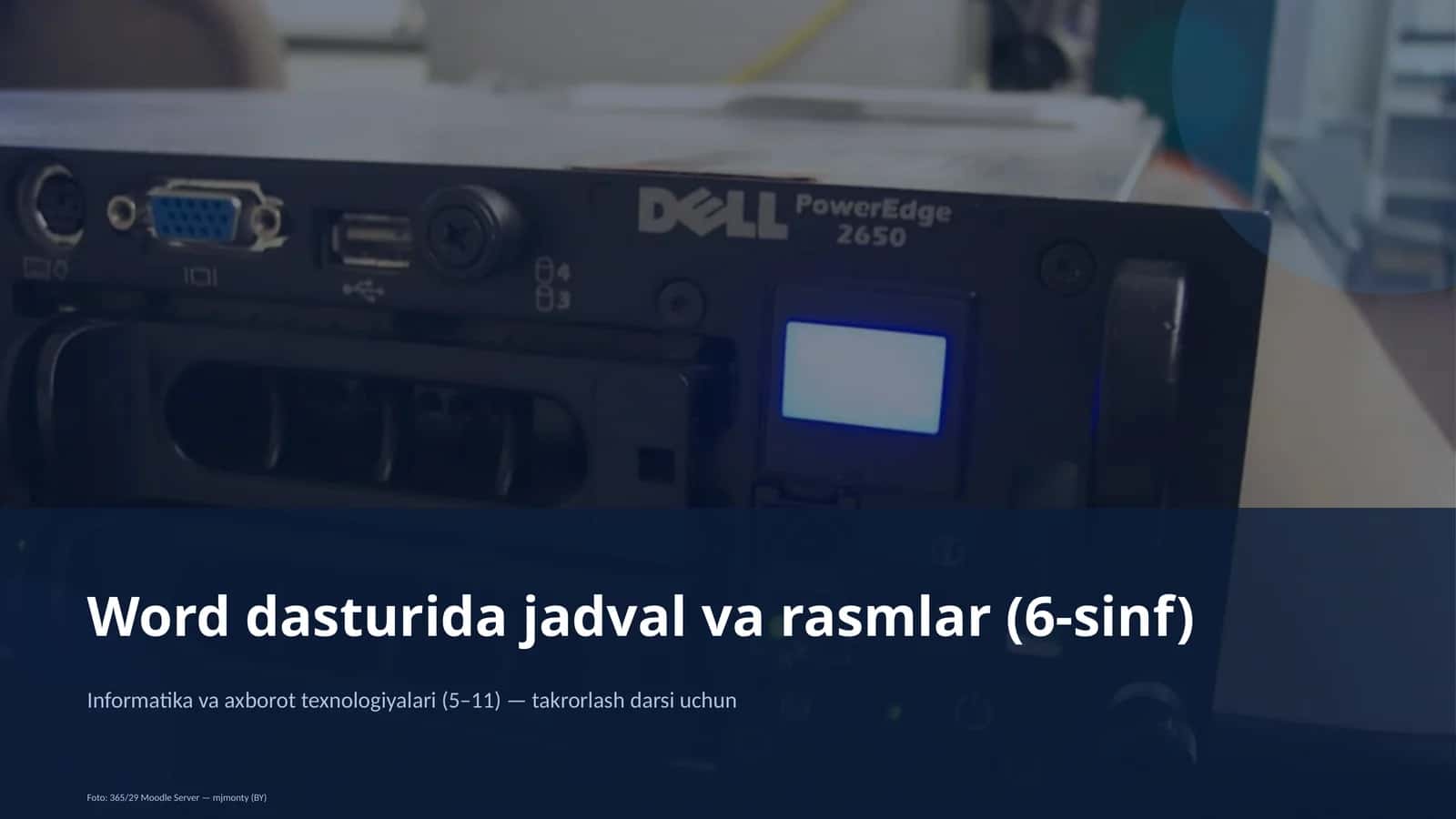 Informatika va axborot texnologiyalari (5–11) — takrorlash darsi uchun