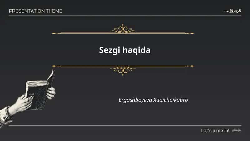 Sezgi haqida