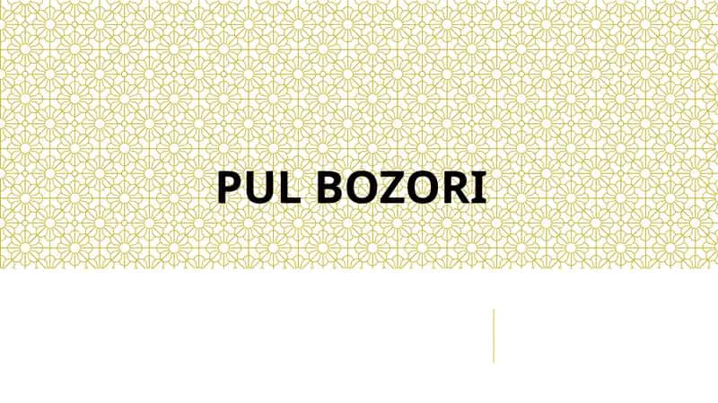 Pul Bozori