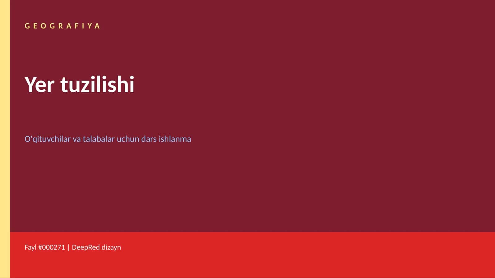 Yer Tuzilishi
