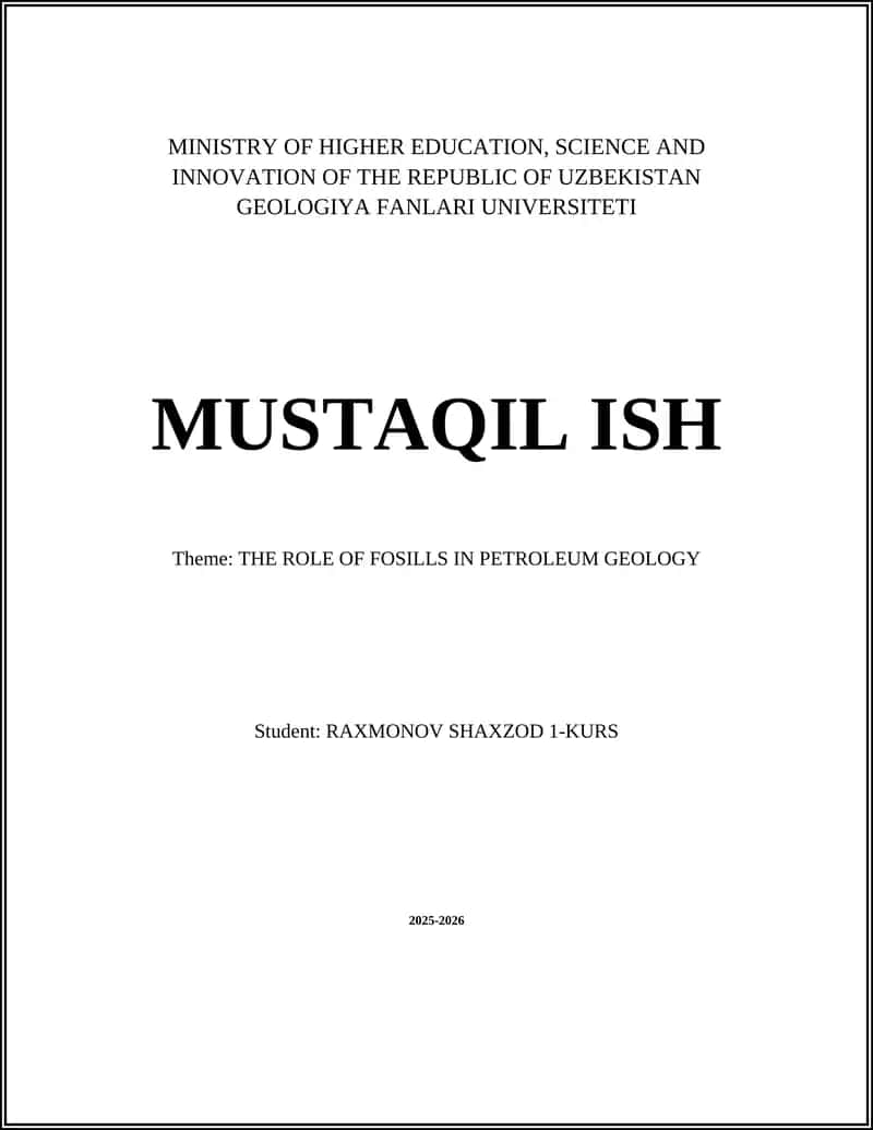 GeoFAN MUSTAQIL ISH