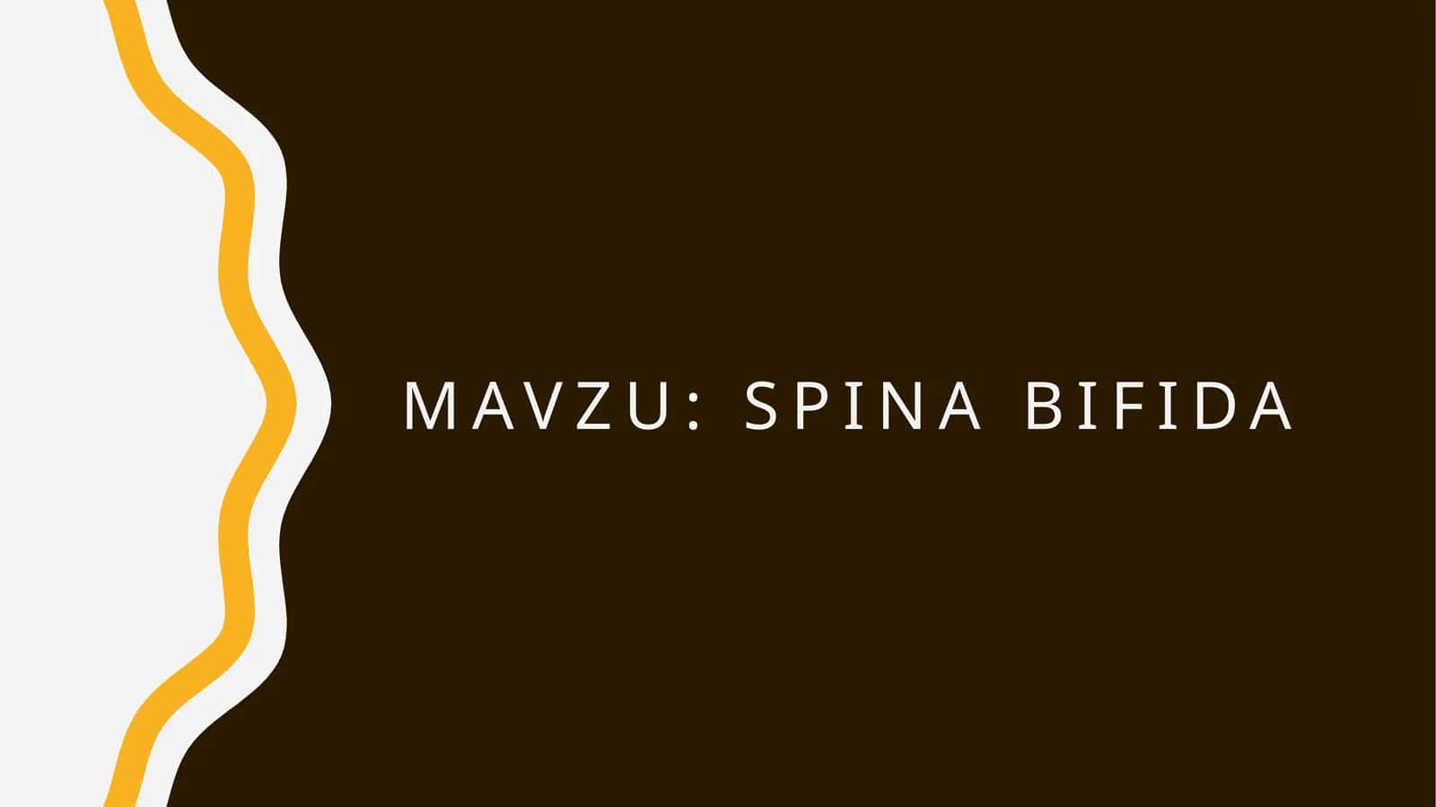 Spina bifida