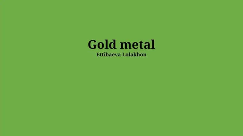 Gold metal