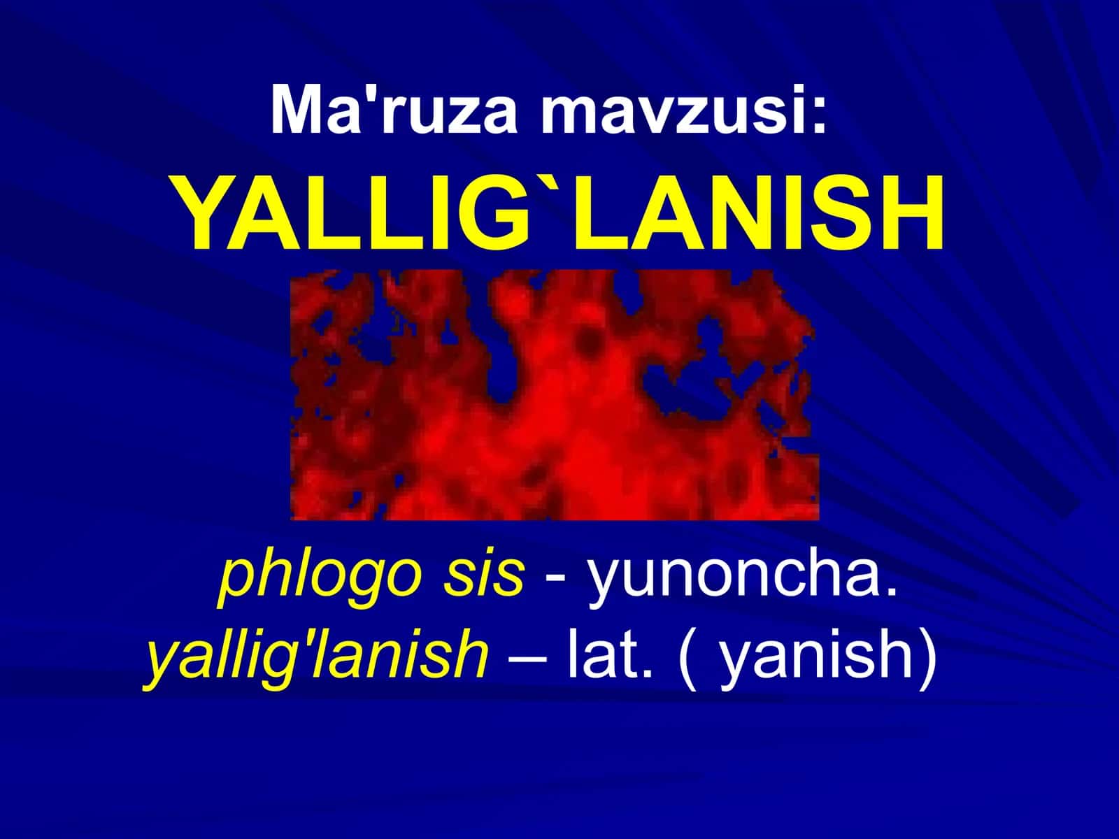 YALLIG`LANISH