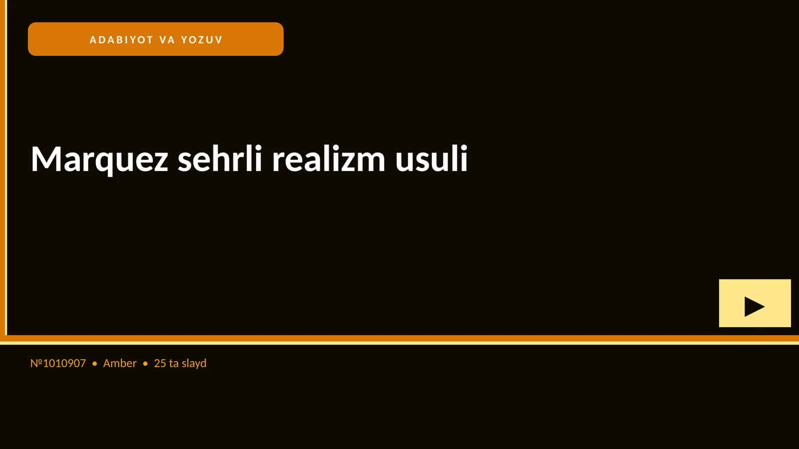 ADABIYOT VA YOZUV