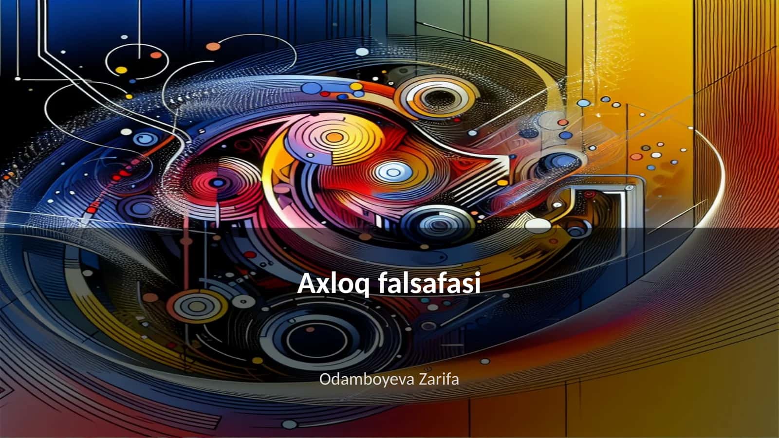 Axloq falsafasi
