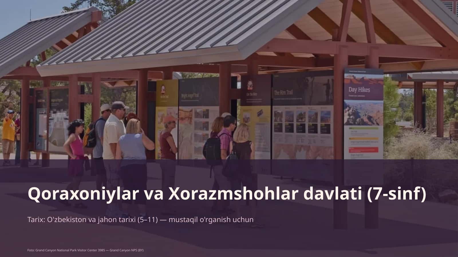 Qoraxoniylar va Xorazmshohlar davlati (7-sinf)