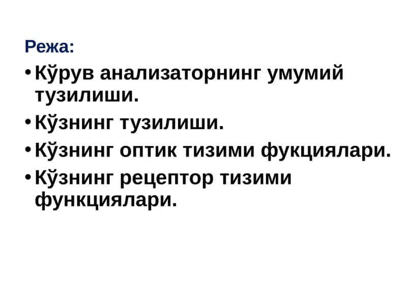 Кўрув анализатори