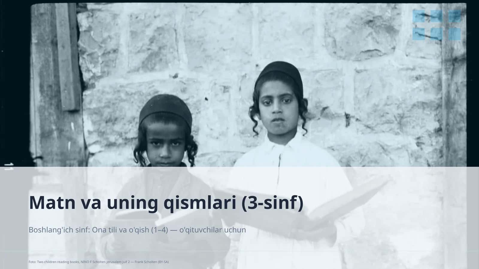 Ona tili va o'qish (1–4) — o'qituvchilar uchun