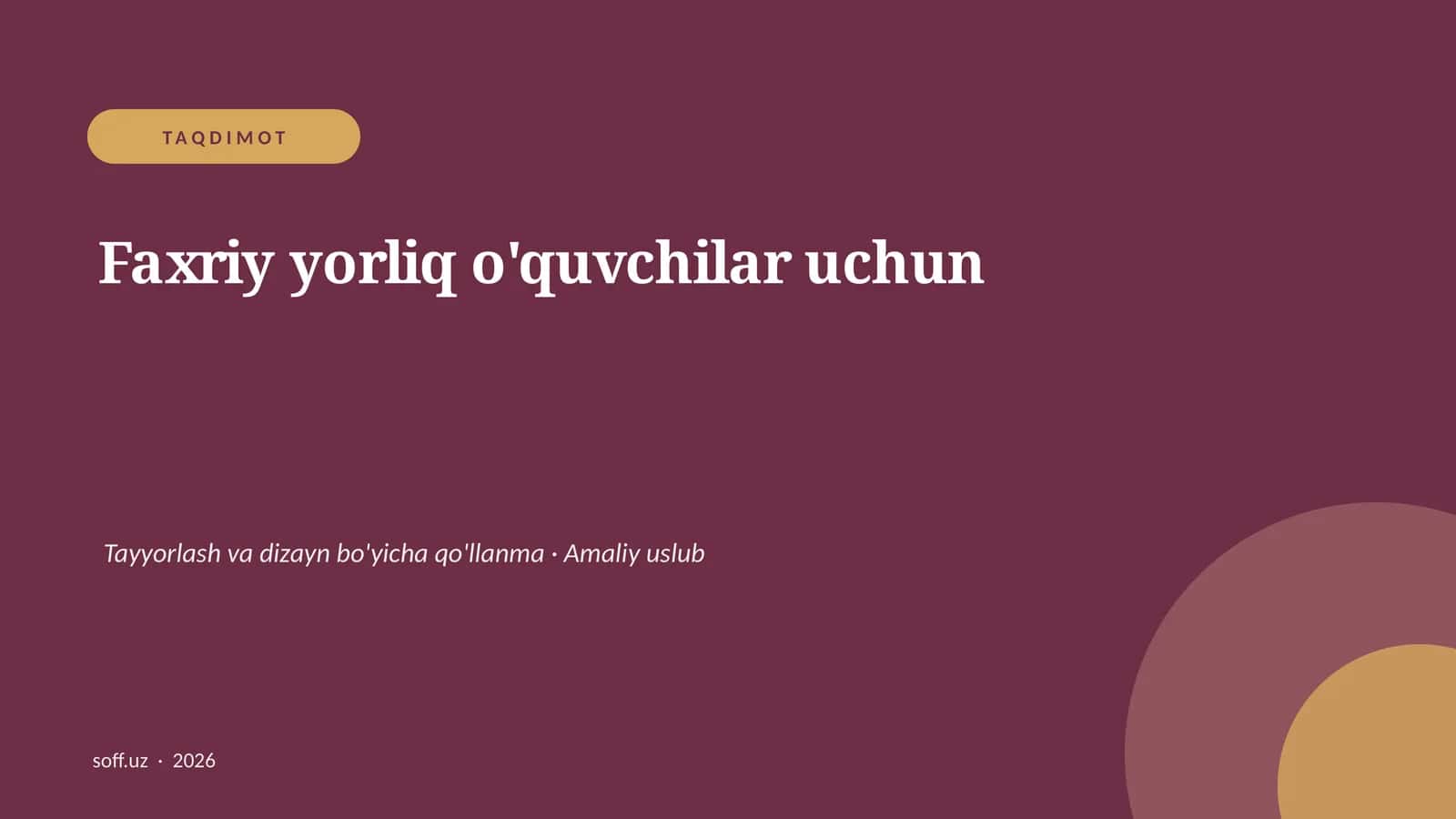 Faxriy yorliq