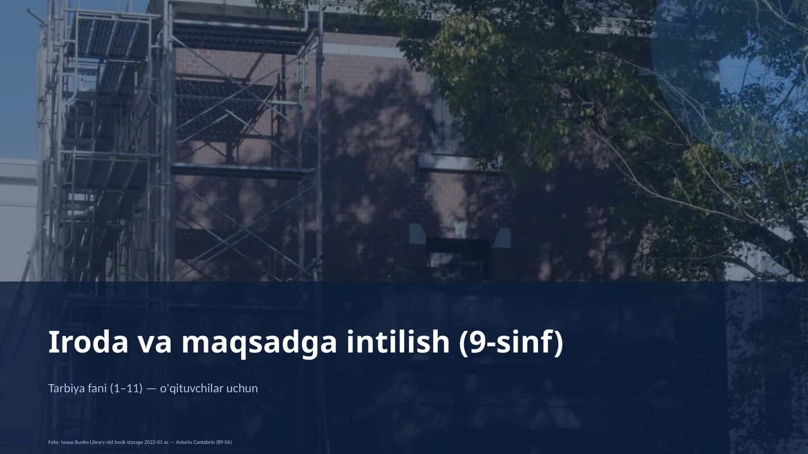 Iroda va maqsadga intilish (9-sinf)