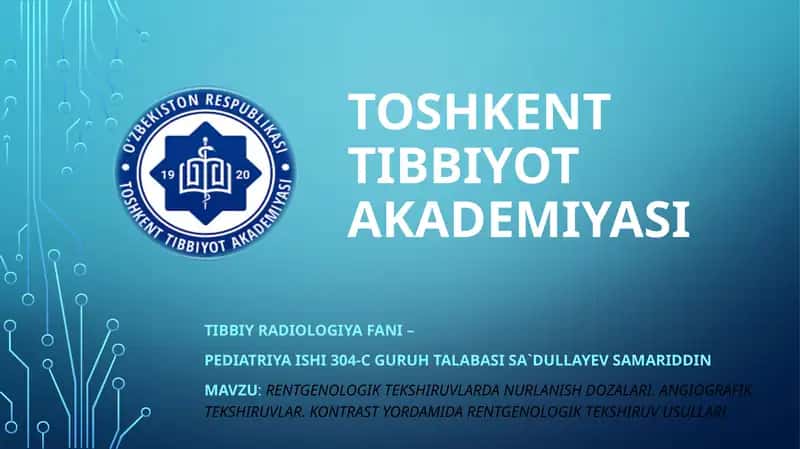 Tibbiyradiologiyafani