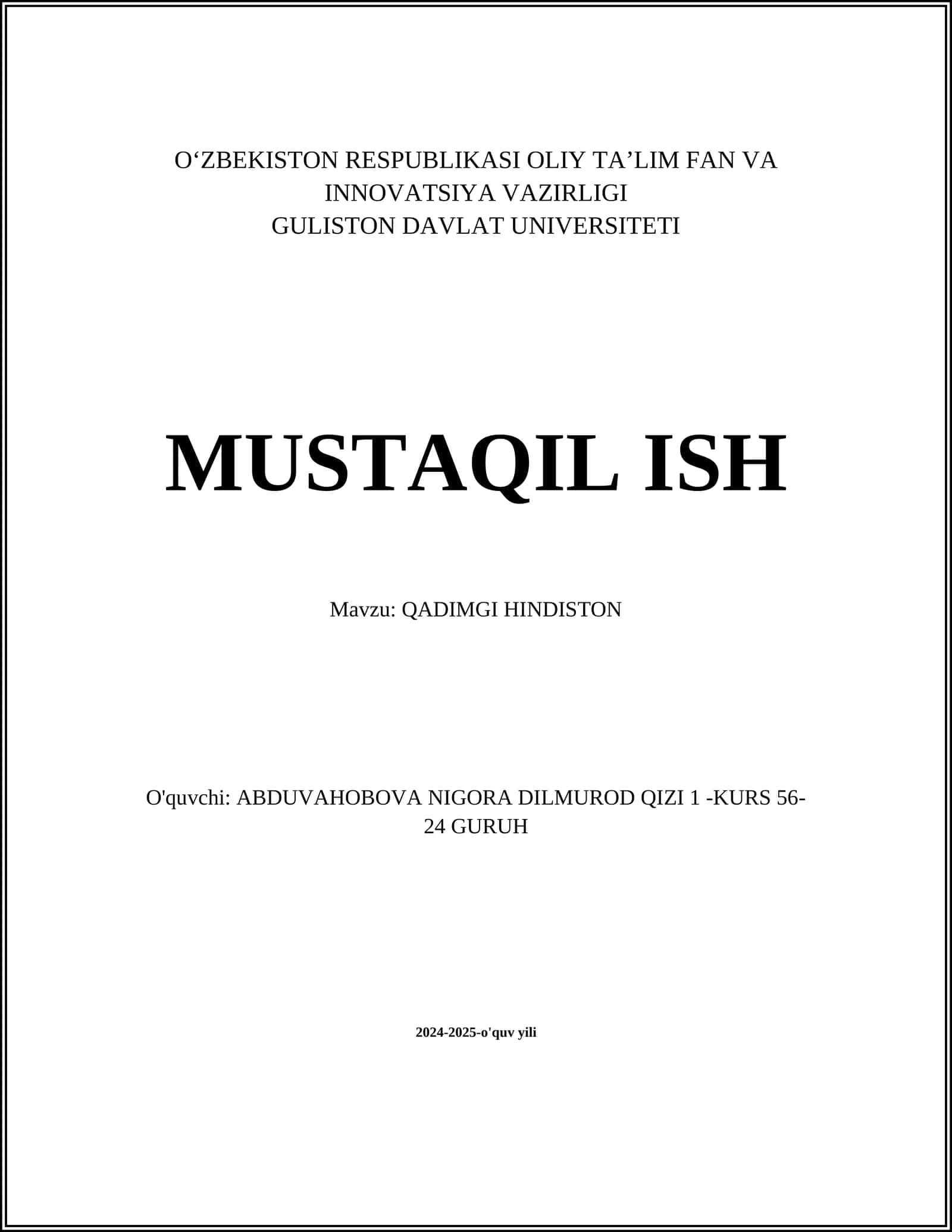 Qadimgi Hindiston
