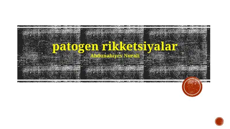 Patogen rikketsiyalar