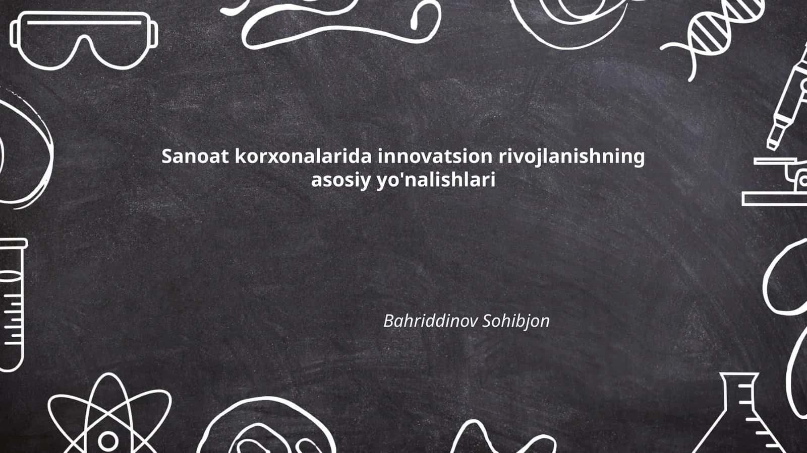 Yangi texnologiyalarni joriy etish
