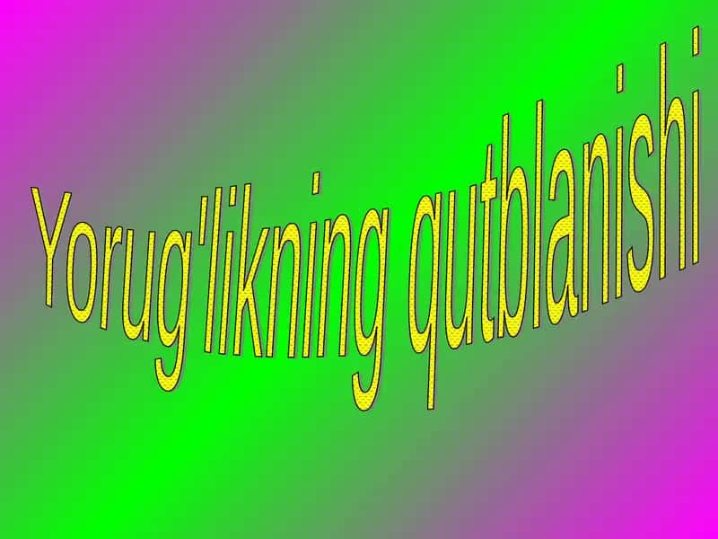 Yorug'likning qutblanishi
