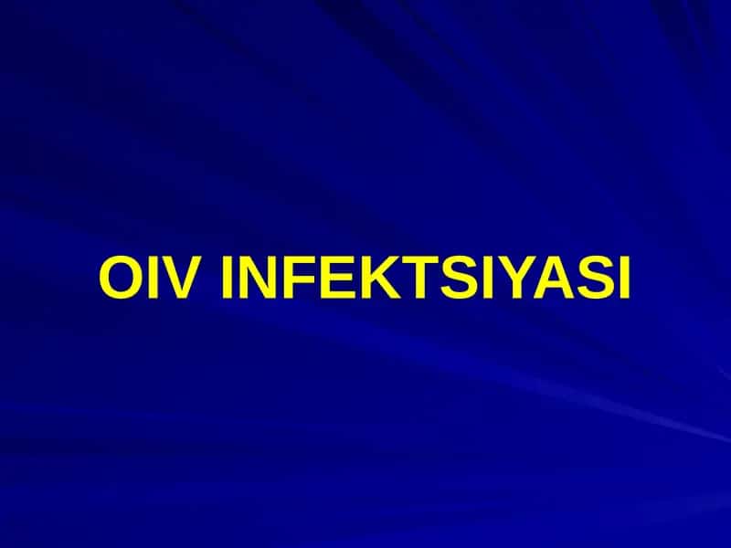 OIV INFEKTSIYASI