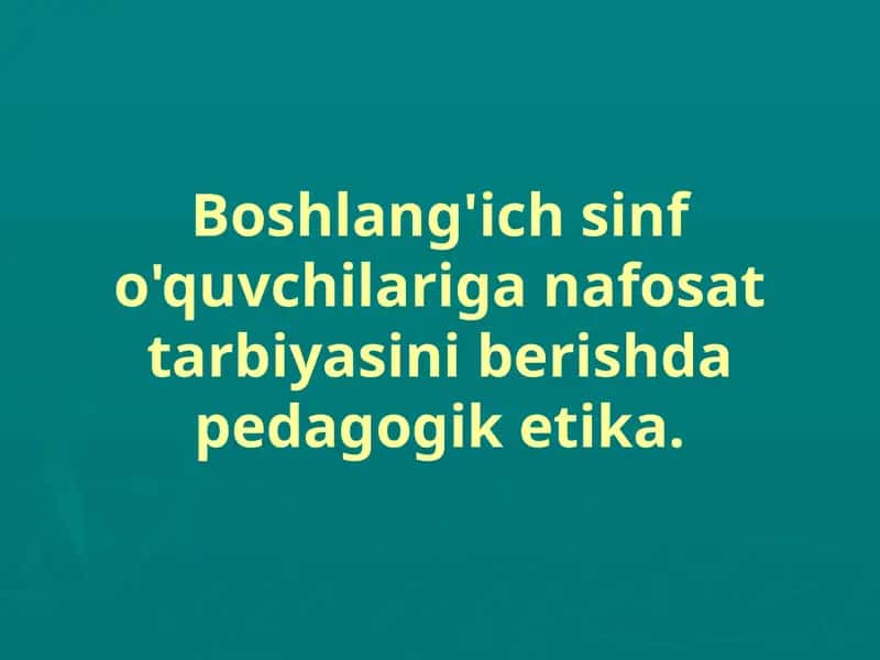 Nafosat Tarbiyasi