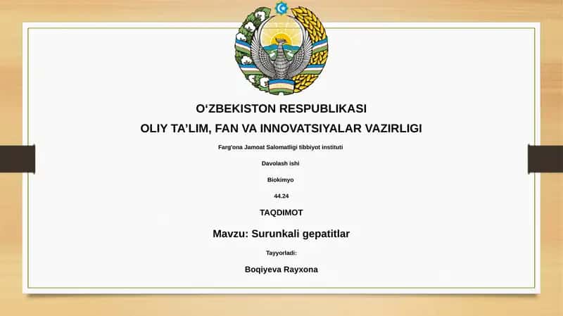 Surunkali gepatitlar