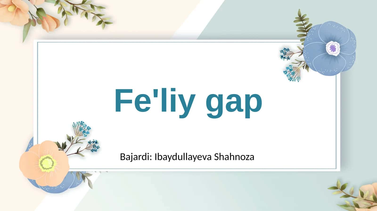 Fe'liygap